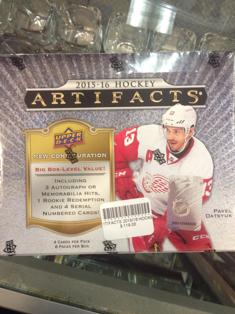 Upper Deck 2015-2016 Hockey Artifacts Cards BOX