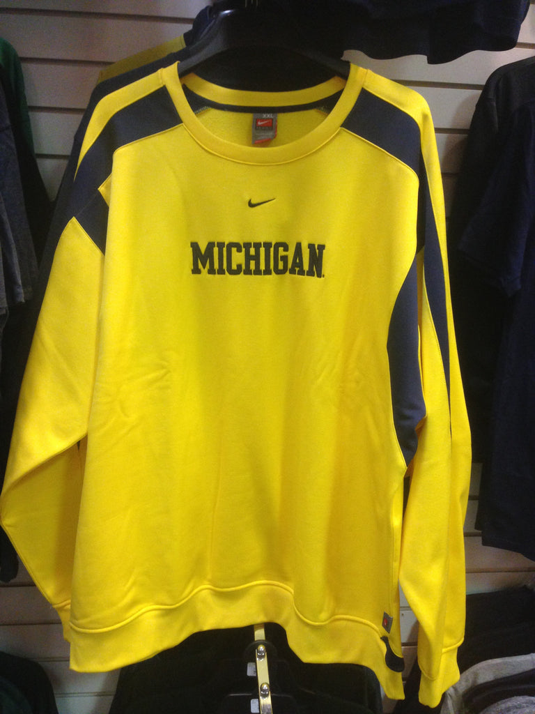 Michigan Wolverines Nike Sideline Crewneck 2X