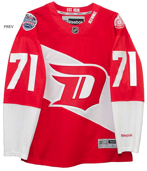 NHL STADIUM SERIES JERSEYS - RED WINGS - In Play! magazine