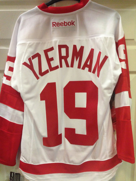 Yzerman Detroit Red Wings Premiere Road/Away Jersey Stitched