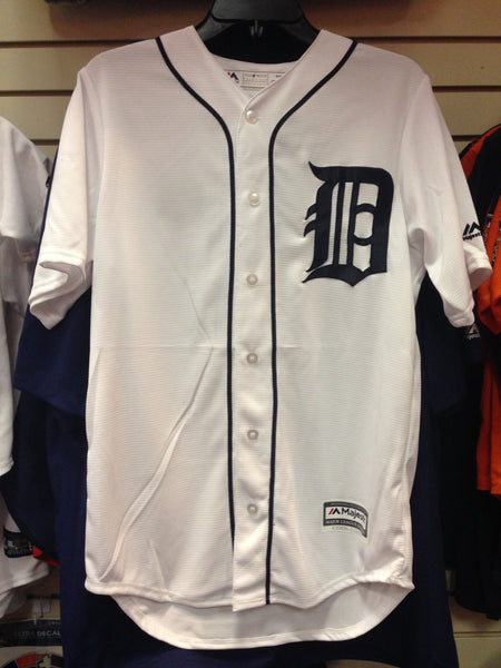 José Iglesias Detroit Tigers White Home Majestic Cool Base Jersey STITCHED