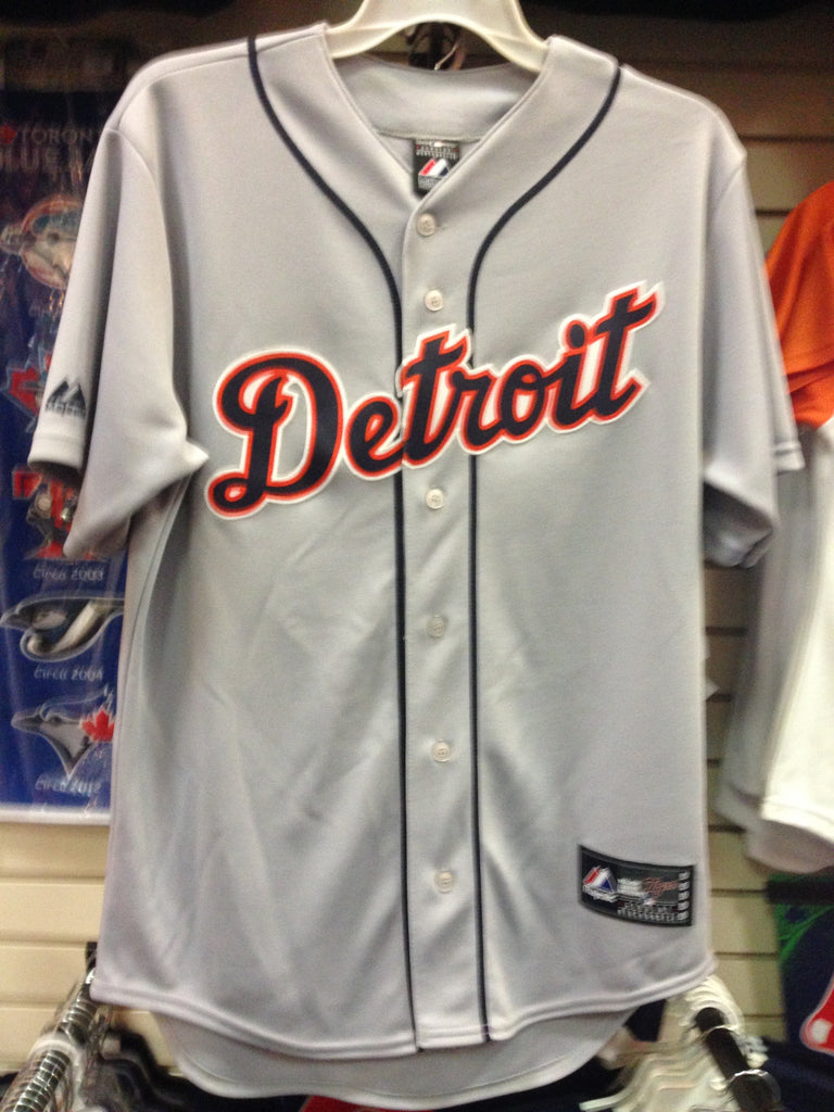BLANK Detroit Tigers AUTHENTIC Majestic Cool Base Practice Jersey