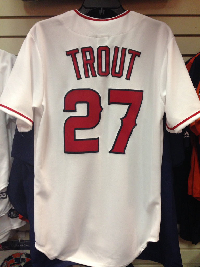 Source Ready to Ship Mike Trout Red Best Quality Stitched Baseball Jersey  on m.