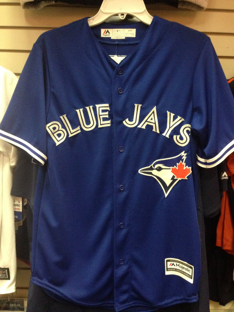 BLANK Toronto Blue Jays Alternate Blue Majestic Cool Base Jersey STITC –  Pro Edge Sports