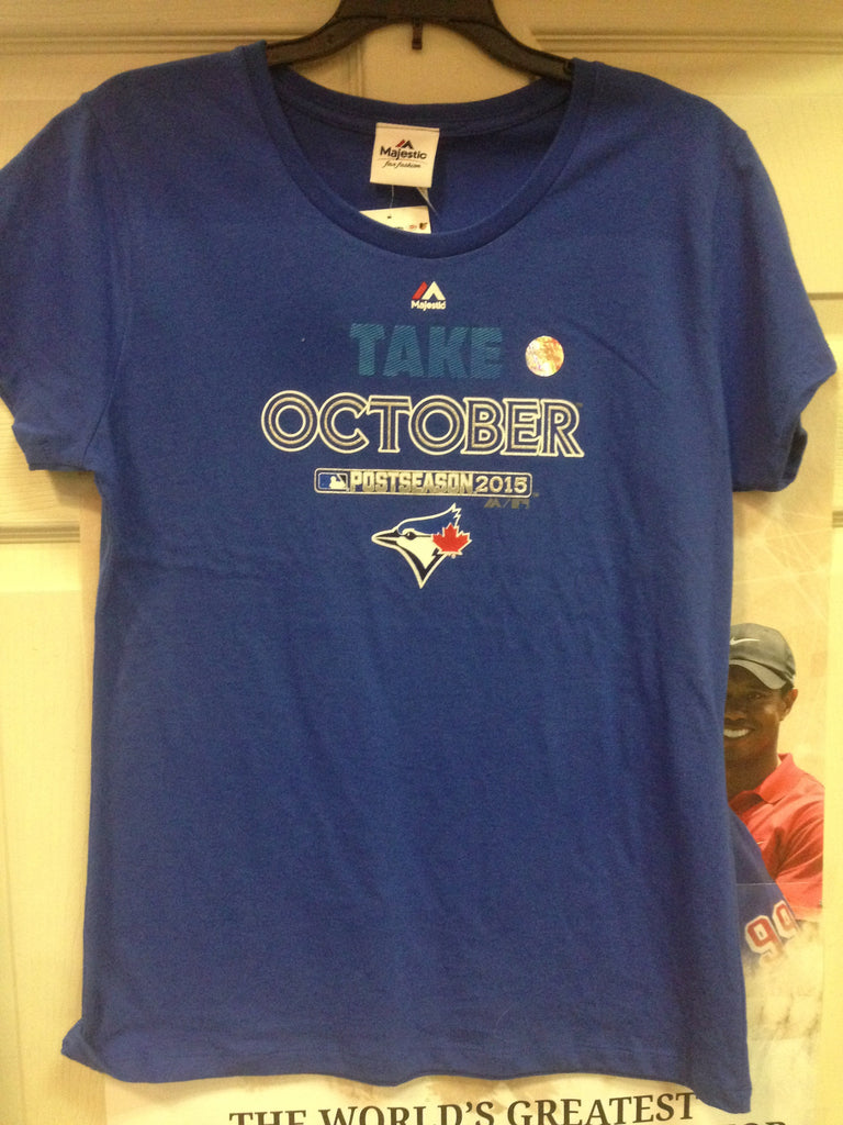 Toronto Blue Jays Womens 2015 Playoff "Take October" Tee Shirt