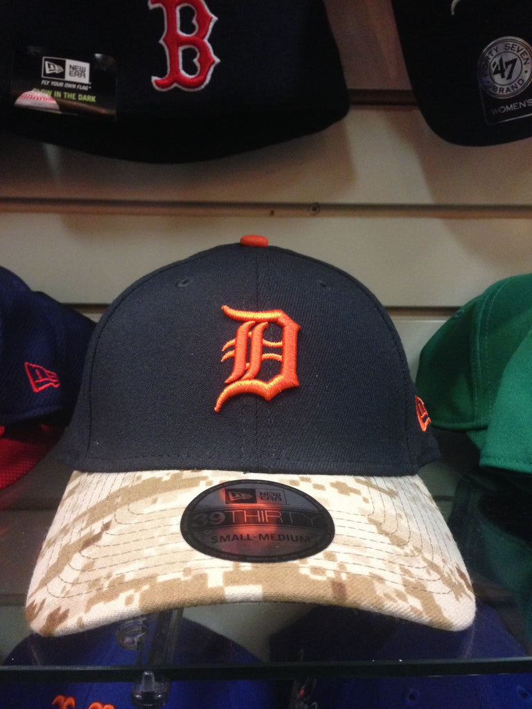 Detroit Tigers Memorial Day Camo Flex Fit Hat New Era