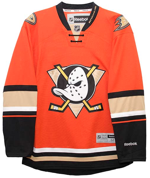 BLANK Anaheim Ducks Premiere Alternate Stitched Jersey – Pro Edge Sports