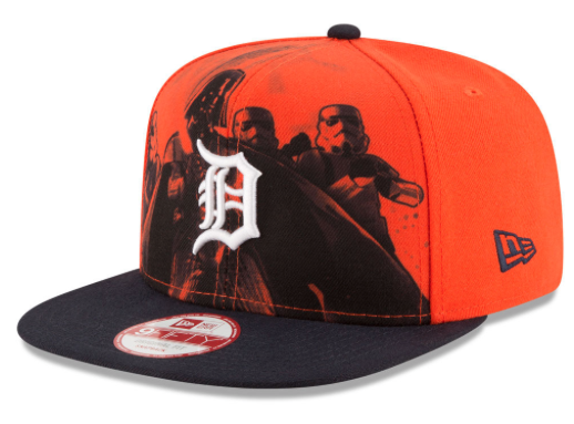 Detroit Tigers New Era MLB Shadow Front 9FIFTY Snapback Cap Star Wars