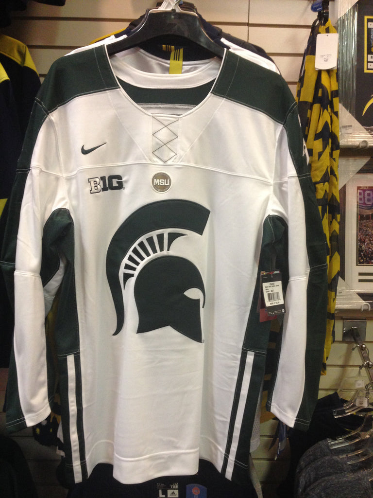 Michigan State Blank Road Premier Hockey Jersey Stitched