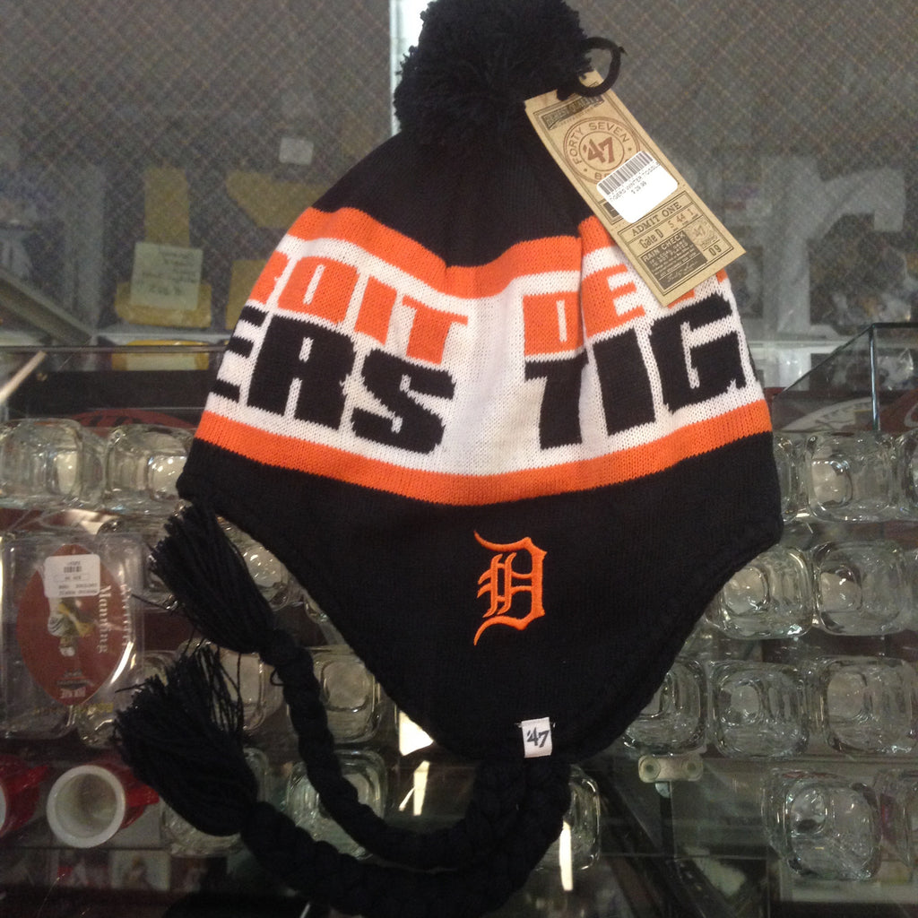 Detroit Tigers Winter Tassel Hat
