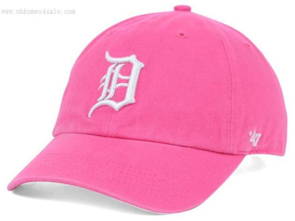 Detroit Tigers MLB Berry Pink '47 Brand Clean Up Hat Women's