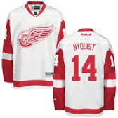 Nyquist Away Detroit Red Wings YOUTH Stitched Jersey