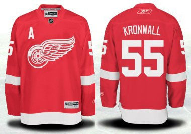Kronwall Home Detroit Red Wings YOUTH Stitched Jersey