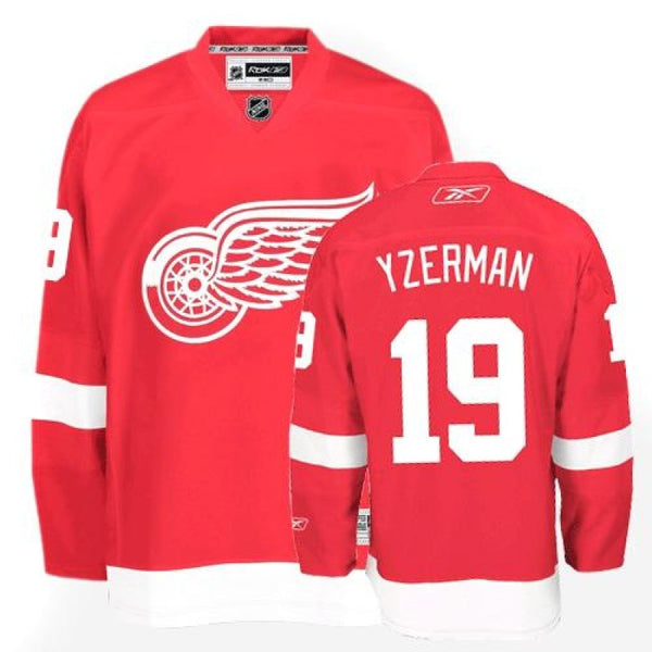 Yzerman Home Detroit Red Wings YOUTH Stitched Jersey