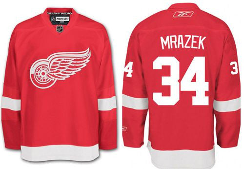 Mrazek Home Detroit Red Wings YOUTH Stitched Jersey